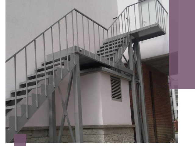 Монтаж пожарных лестниц под ключ в Клине с гарантией качества