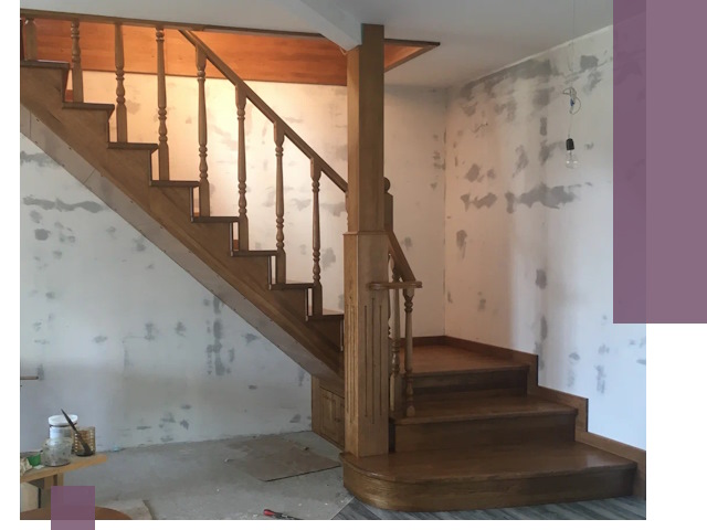 Ремонт деревянных лестниц в Клине: быстро и качественно