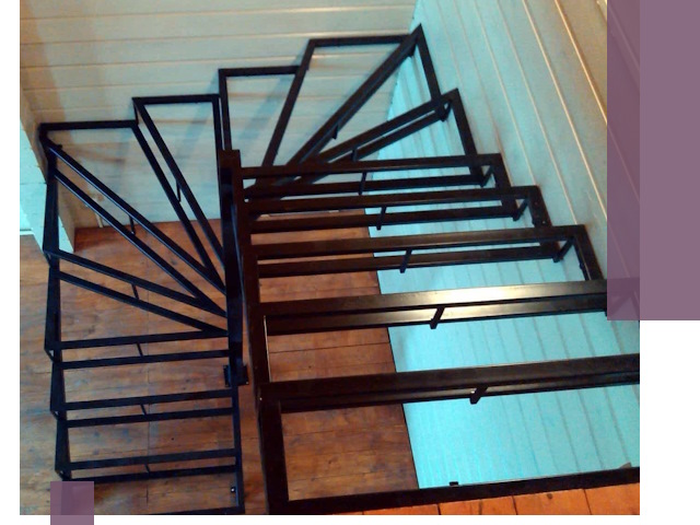 Изготовление металлических лестниц любой сложности в Клине