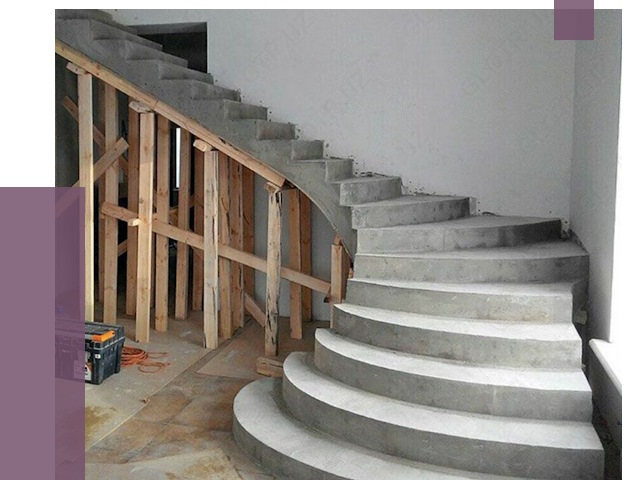 Изготовление бетонных лестниц под ключ в Клине от 19978 руб. | ПРОЛЁТ-Кли
