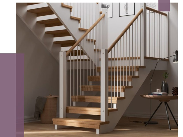 Маршевые лестницы в Клине от 38163 руб. — монтаж | ПРОЛЁТ-Кли