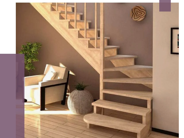 Изготовление Г-образных лестниц в Клине от 18953 руб. 