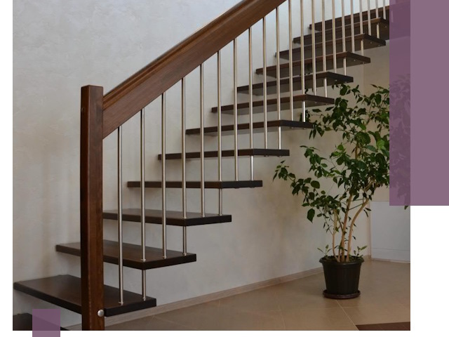 Лестницы на больцах под ключ в Клине – изготовление и монтаж