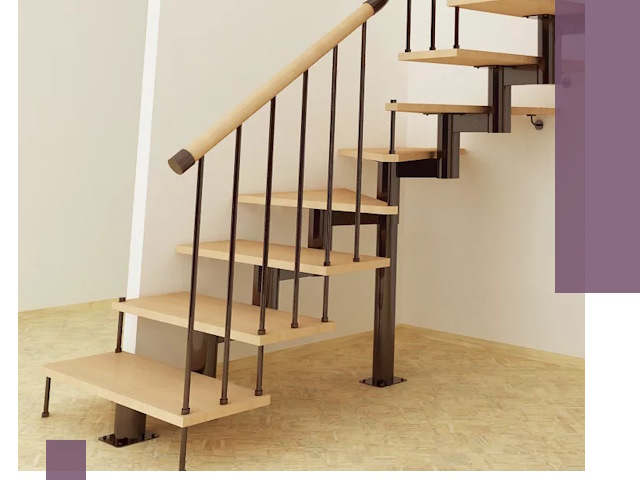 Монтаж лестниц на больцах в Клине — быстро и надежно