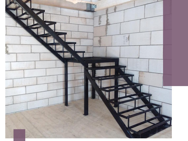 Лестницы на металлокаркасе под ключ в Клине — изготовление и монтаж