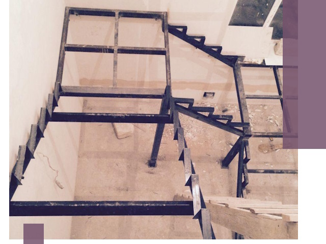 Монтаж лестниц на металлокаркасе в Клине быстро и качественно