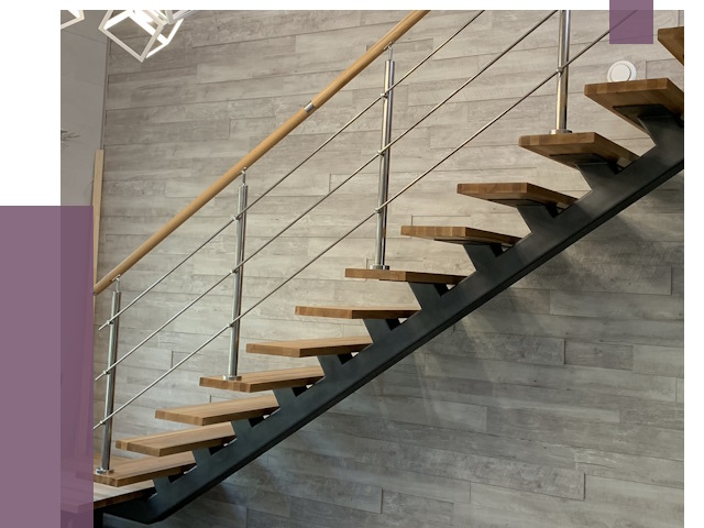 Изготовление лестниц на монокосоуре в Клине от 76325 руб. 