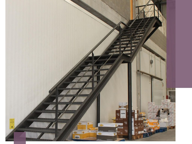 Лестницы для производства в Клине — изготовление и монтаж