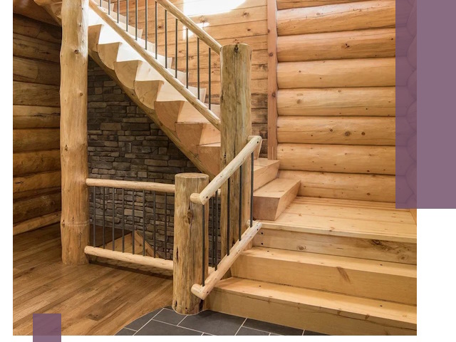 Лестницы в баню под заказ и профессиональный монтаж в Клине