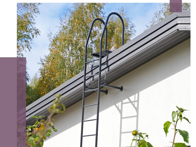 Лестницы на крышу в Клине от 19158 руб. — монтаж и монтаж ПРОЛЁТ-Кли