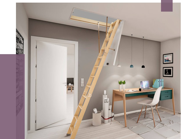 Чердачные лестницы в Клине — от 14599 руб. | ПРОЛЁТ-Кли