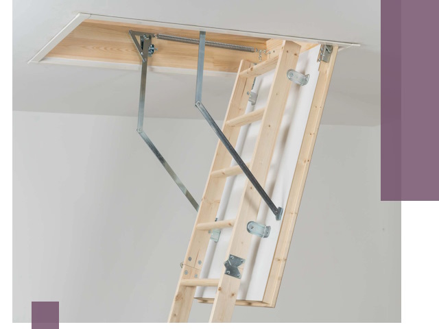 Установка чердачной лестницы под ключ в Клине