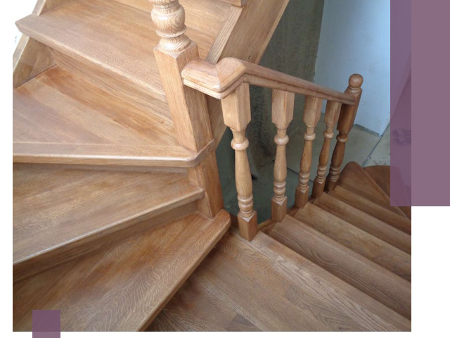 Дубовые лестницы под ключ в Клине: изготовление и монтаж