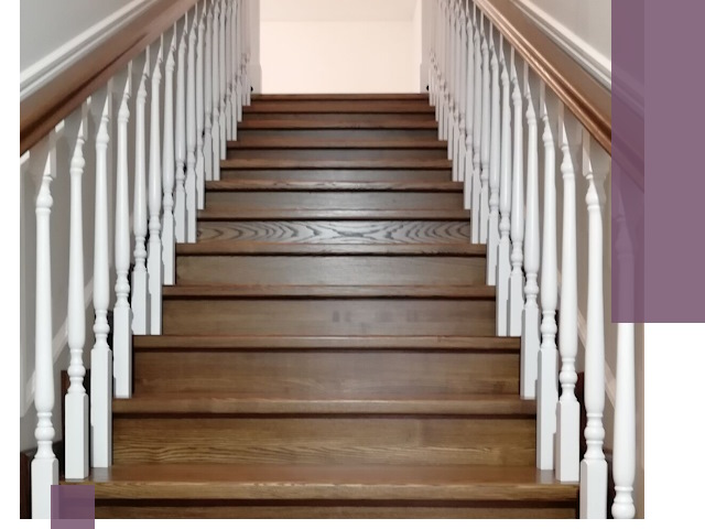 Лестницы из ясеня на заказ в Клине — изготовление и монтаж