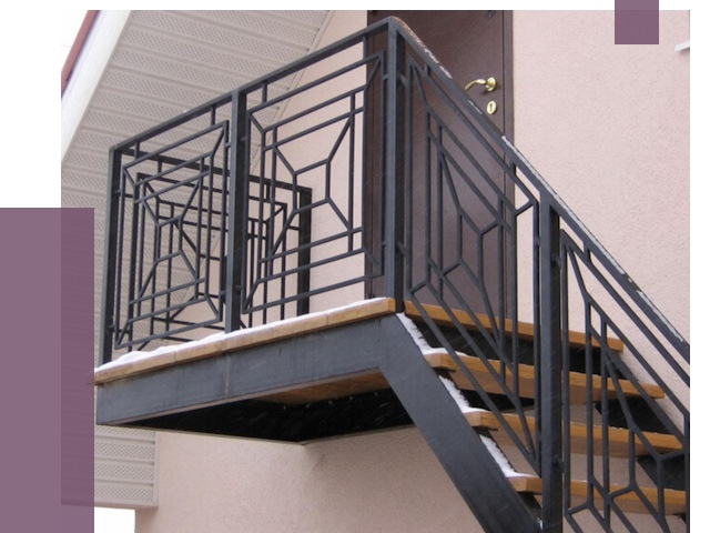 Металлические перила в Клине от 4303 руб.  | ПРОЛЁТ-Кли