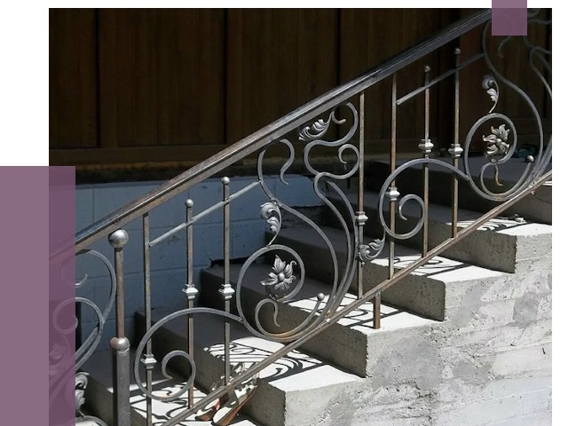 Кованые перила в Клине от 8708 руб. под ключ — качество от ПРОЛЁТ-Кли
