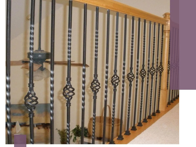 Изготовление и монтаж кованных перил в Клине под ключ