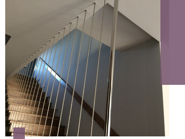 Тросовые перила под ключ в Клине — производство и монтаж