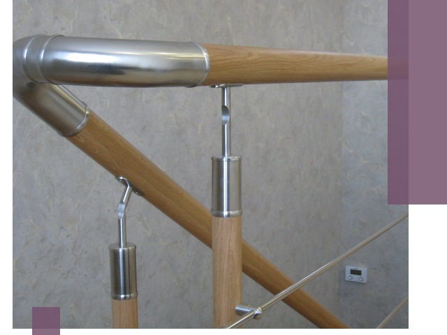 Комбинированные перила на заказ в Клине — монтаж и производство