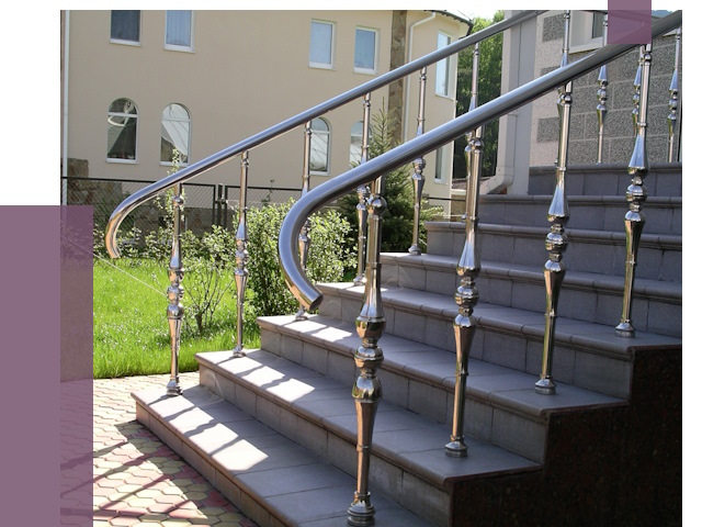 Перила для крыльца в Клине от 10757 руб. — монтаж ПРОЛЁТ-Кли