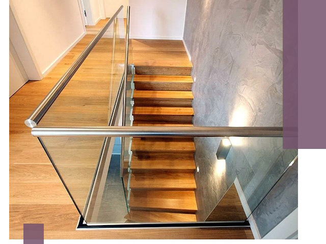 Перила для лестницы в доме — изготовление и монтаж в Клине