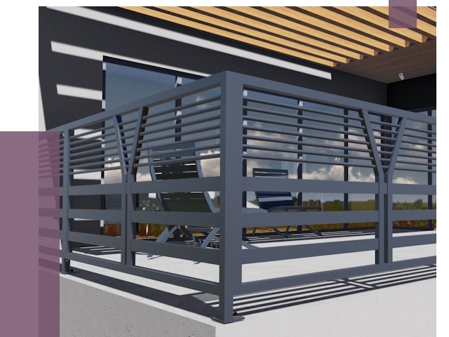 Изготовление балконных ограждений в Клине от 10757 руб. | ПРОЛЁТ-Кли