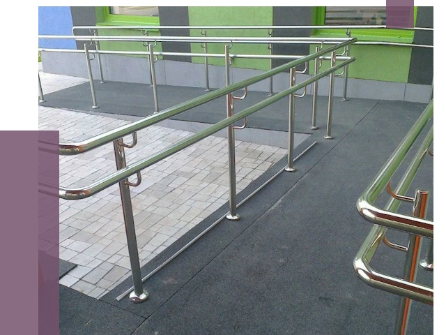 Ограждения пандусов в Клине от 4354 руб. монтаж | ПРОЛЁТ-Кли