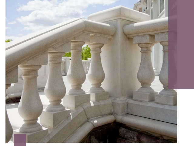 Балюстрады из металла и камня под ключ в Клине