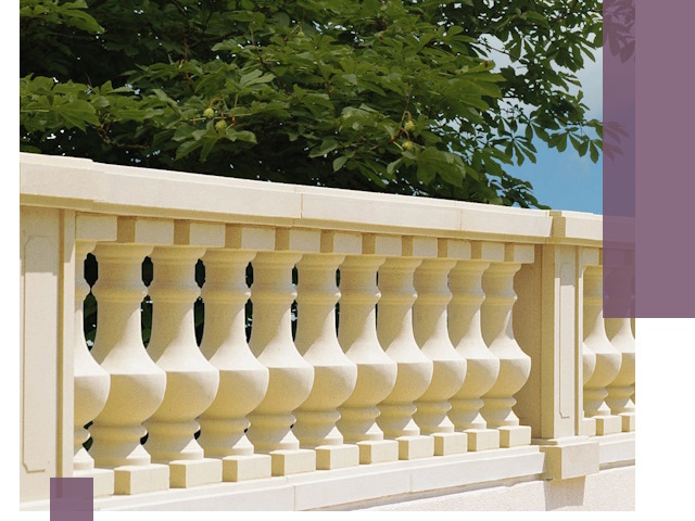 Установка балюстрады в Клине: изготовление и монтаж под ключ