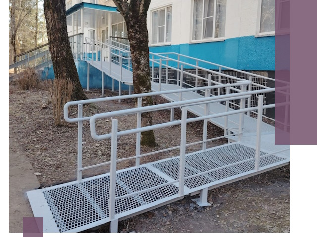 Пандусы под ключ в Клине: изготовление, монтаж и демонтаж