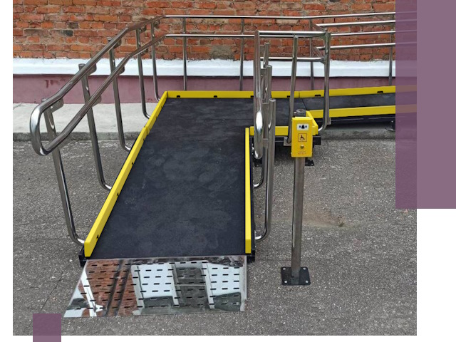 Изготовление наклонных пандусов для инвалидов в Клине