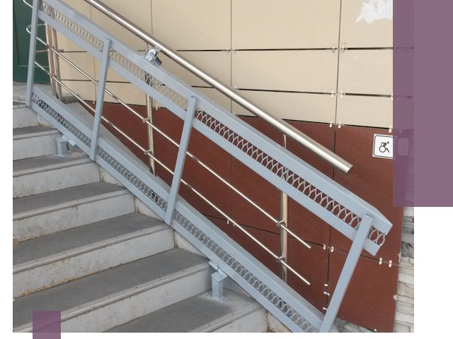 Изготовление откидных пандусов под ключ в Клине