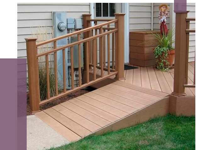 Пандус на крыльцо в Клине под ключ от 7786 руб. 