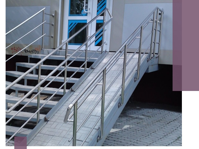 Пандус на крыльцо под ключ в Клине: монтаж и изготовление