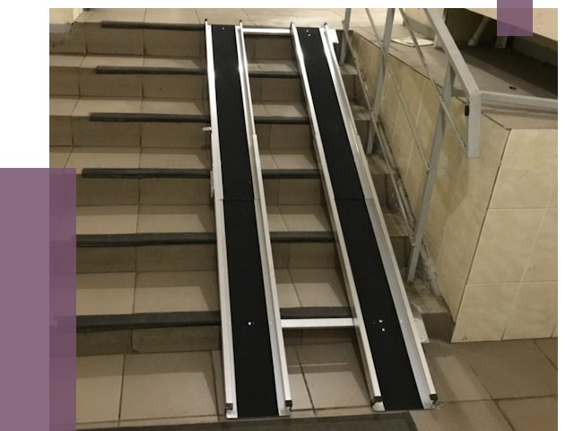 Установка пандуса в подъезд в Клине от 7991 руб. под ключ | ПРОЛЁТ-Кли