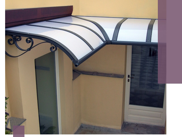 Монтаж козырьков любой сложности в Клине под ключ