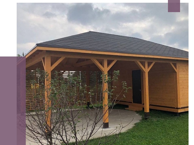 Навесы под ключ в Клине от 48408 руб.  | ПРОЛЁТ-Кли