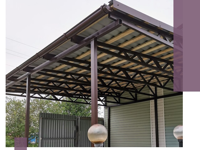 Навесы под ключ в Клине: изготовление, монтаж и гарантия