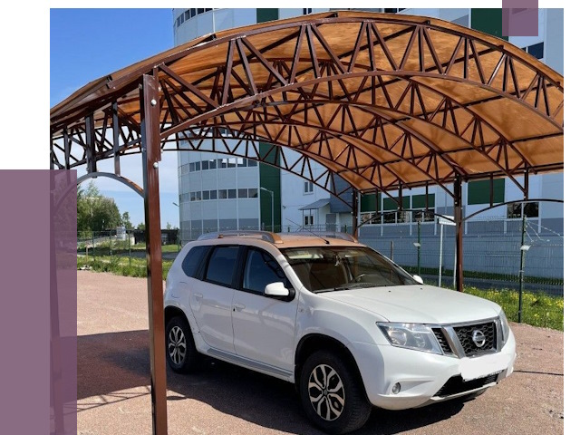 Недорогие навесы в Клине от 43029 руб.  | ПРОЛЁТ-Кли