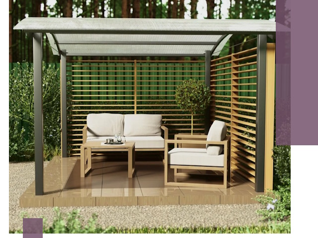 Навесы для дачи в Клине: изготовление, монтаж и демонтаж