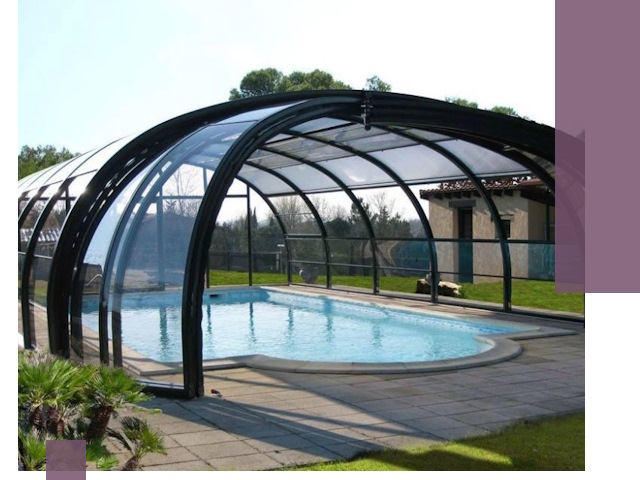 Навесы для бассейна в Клине: изготовление и монтаж под ключ