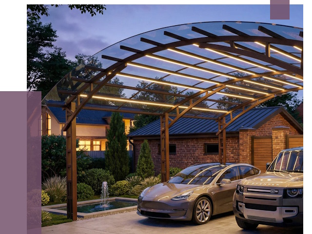 Металлические навесы в Клине от 12704 руб. под ключ — ПРОЛЁТ-Кли