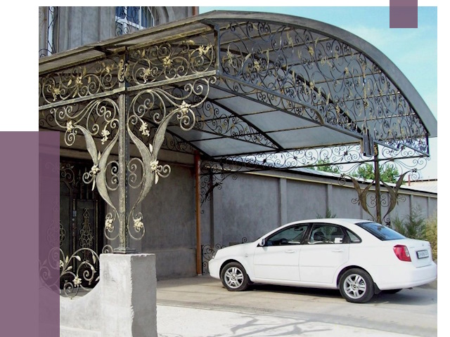 Кованые навесы в Клине от 14599 руб. | ПРОЛЁТ-Кли
