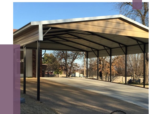 Двускатные навесы в Клине от 8042 руб.  | ПРОЛЁТ-Кли