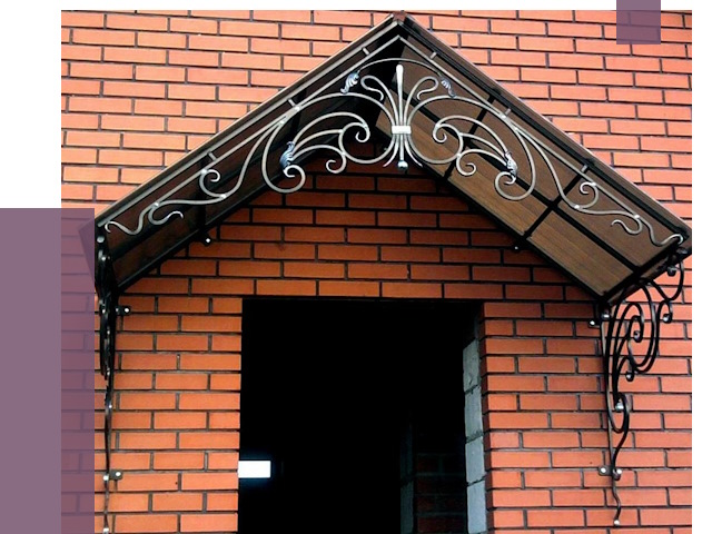 Металлические козырьки в Клине от 10706 руб. 