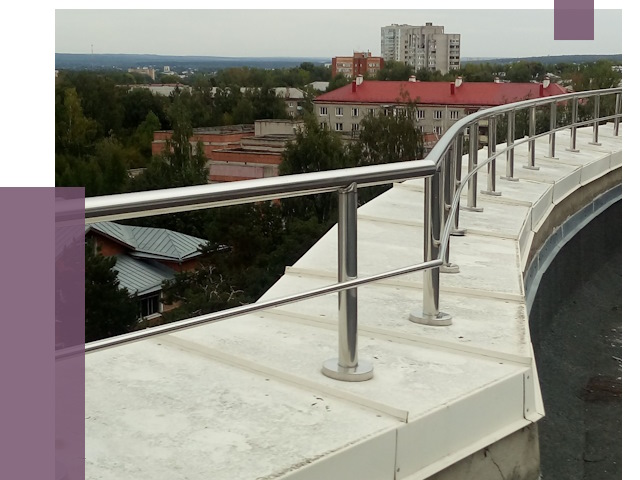 Парапеты и ограждения кровли в Клине от 4969 руб. 