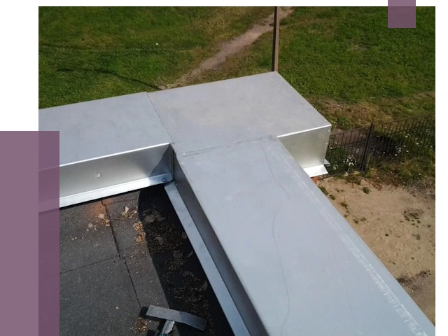 Оцинкованные парапеты в Клине от 8042 руб. | ПРОЛЁТ-Кли