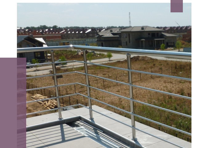 Парапеты из нержавеющей стали в Клине от 7991 руб. за м² | ПРОЛЁТ-Кли