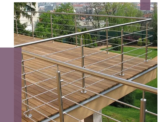 Алюминиевые парапеты в Клине под ключ от 7786 руб. 