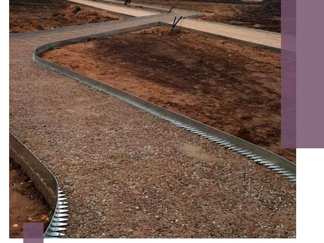 Металлические бордюры под ключ в Клине — изготовление и монтаж